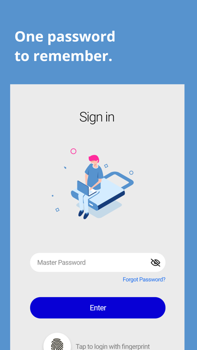 mPass: Secure Password Manager Screenshot
