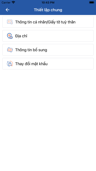Thông tin tín dụng PCB Screenshot