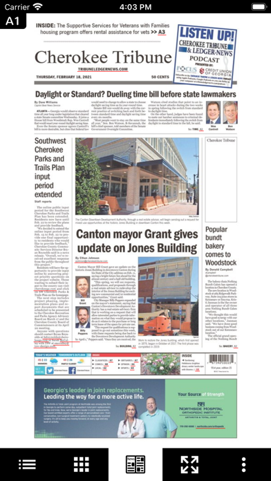 Cherokee Tribune Screenshot