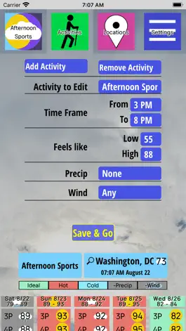 Game screenshot MyWeatherCal apk