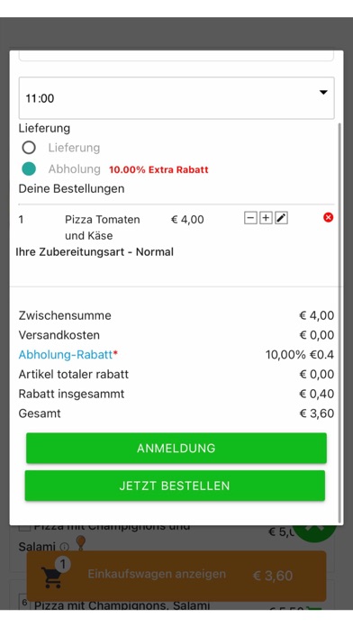 Pizza Italia Friedrichsdof Screenshot