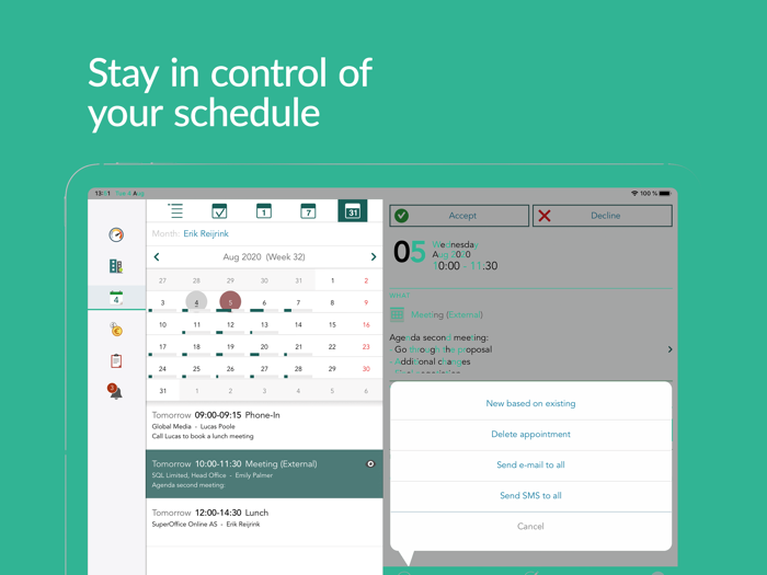 SuperOffice Mobile CRM