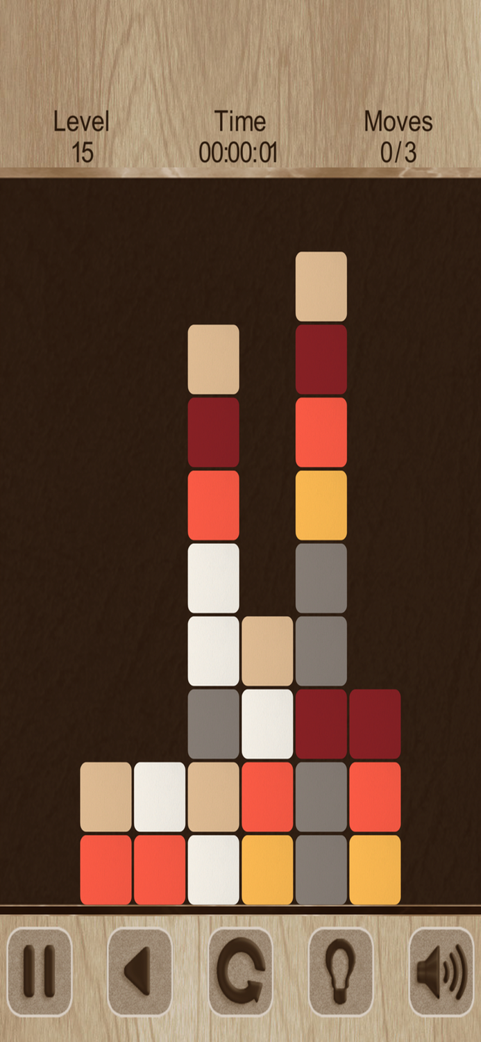 Swap the color cells. Puzzle