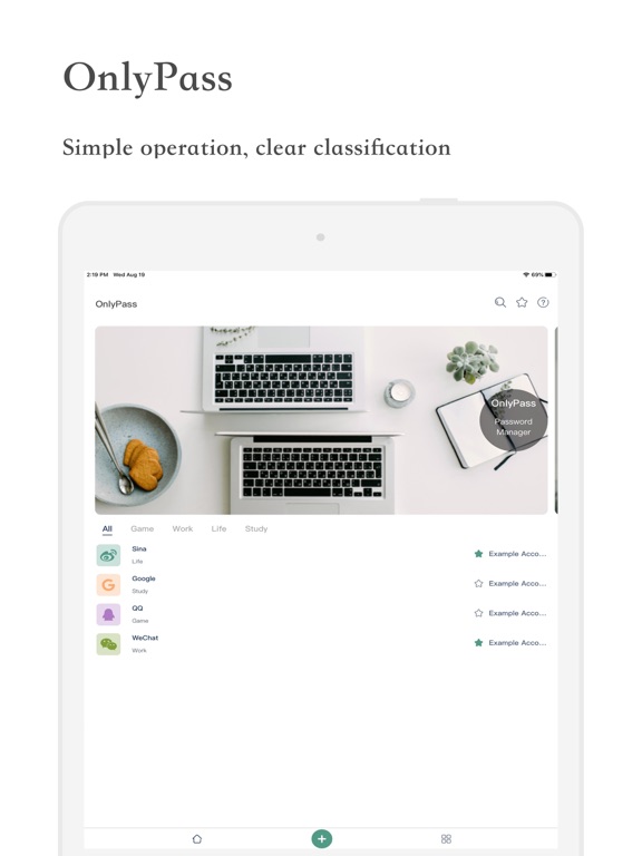 Screenshot #4 pour OnlyPass - Password Manager