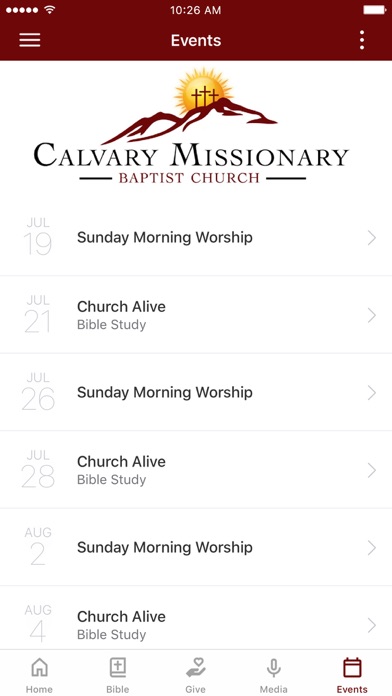 Screenshot #3 pour Calvary Baptist Church Houston