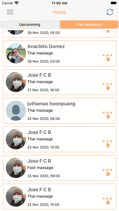 Provider Hello Massage Screenshot
