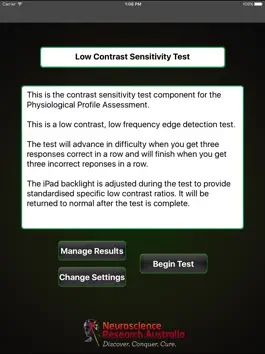 Game screenshot Low Contrast Sensitivity Test mod apk