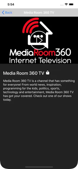 Game screenshot Media Room 360 TV apk