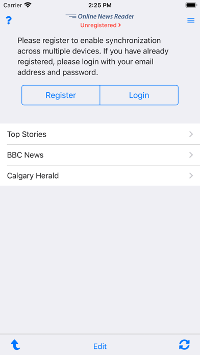 Online News Screenshot