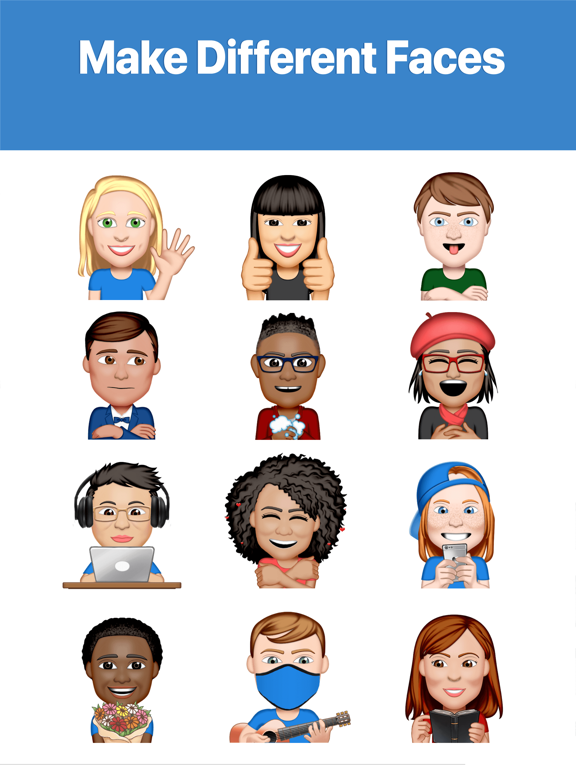 Screenshot #4 pour Emoji Me Animated Faces Kids