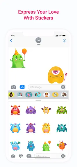 Game screenshot Little Monster Stickers Pack hack