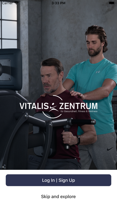 Vitalis Zentrum Mitglieder-App Screenshot