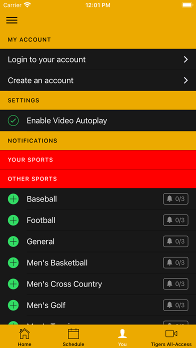 Grambling Athletics Screenshot