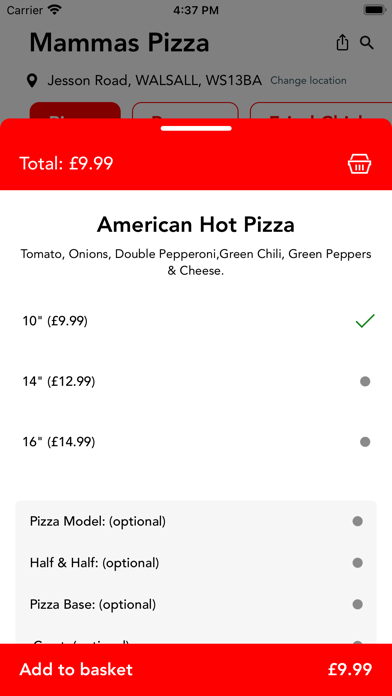 Mammas Pizza Forest Hill Screenshot