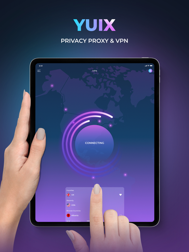 ‎Yuix Privacy Proxy & VPN Capture d'écran