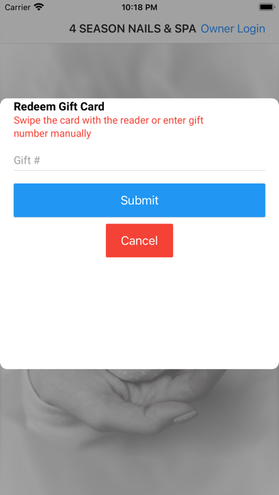 NSGiftCard Screenshot