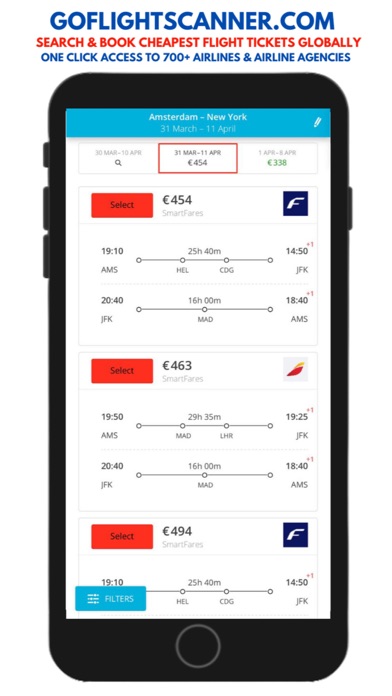 Go Flight Scanner Screenshot