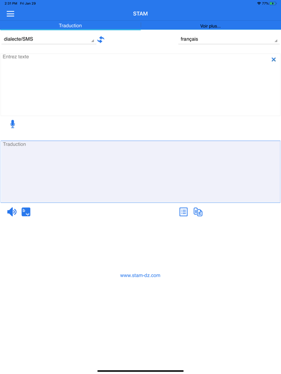 Screenshot #4 pour STAM - traducteur dialecte