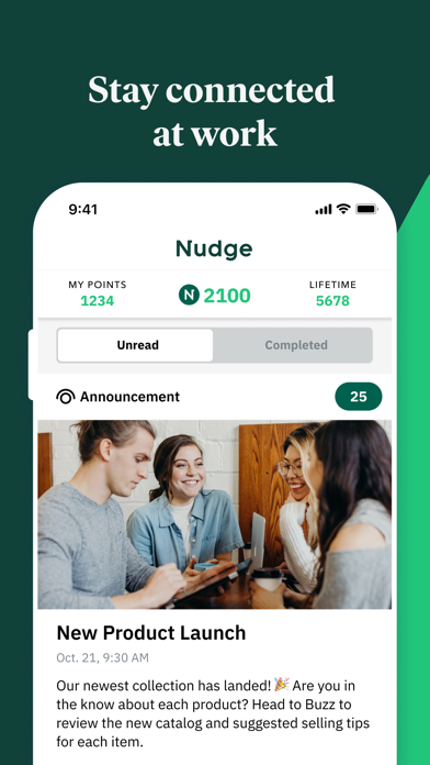 Nudge - Your Workplace App Screenshot