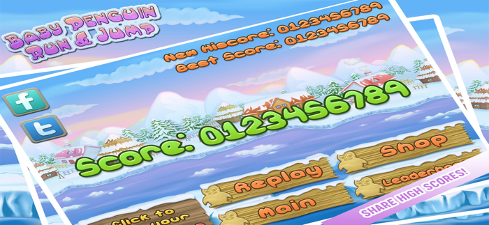 Baby Penguin 2D Endless Runner
