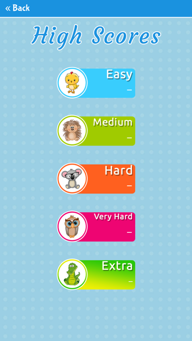 Funny Animals Memory Game Screenshot