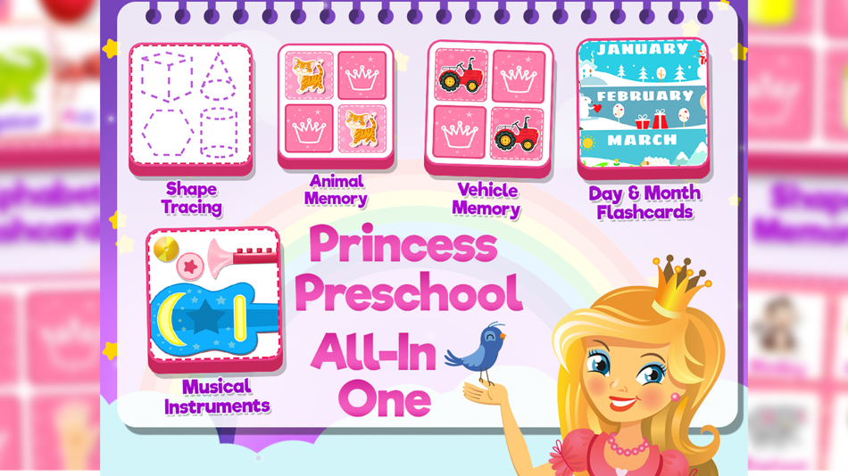 #5. Pink Princess All In One Learn (iOS) 由: Kedar Trivedi