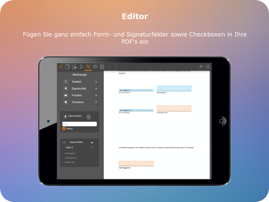 eDocBox Offline iPad screenshot