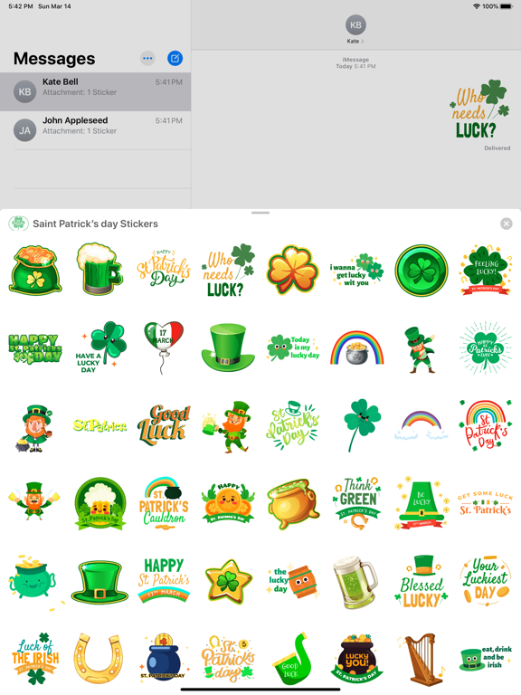 Screenshot #5 pour Saint Patrick’s day Stickers