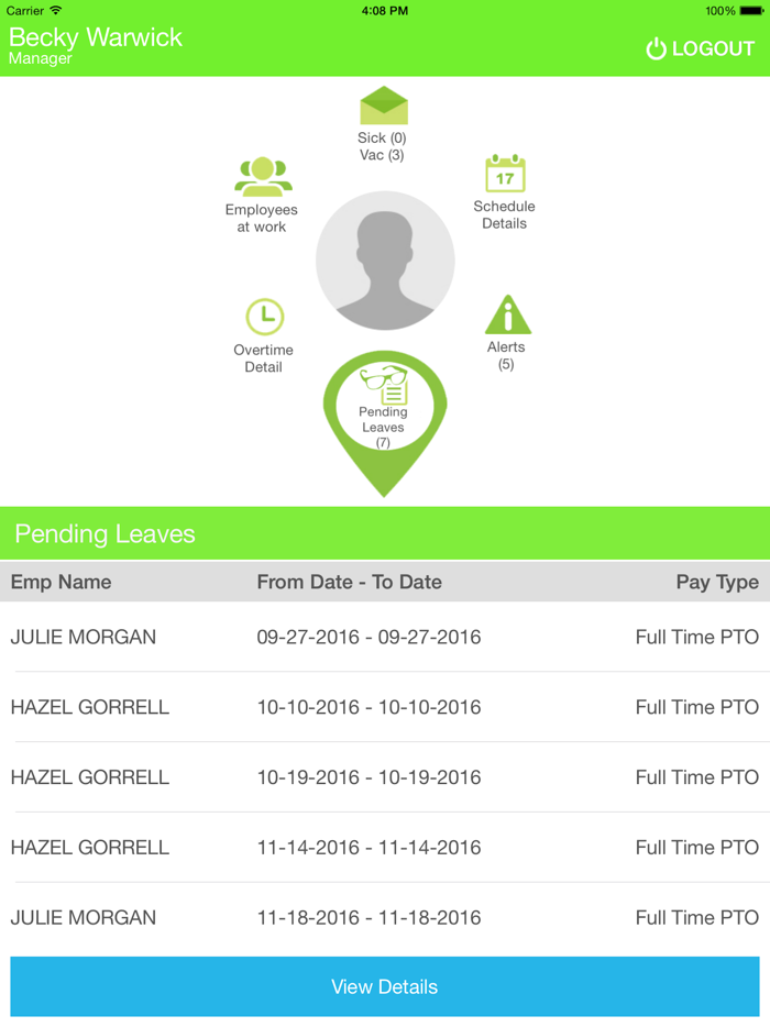 TR365 Manager Dashboard