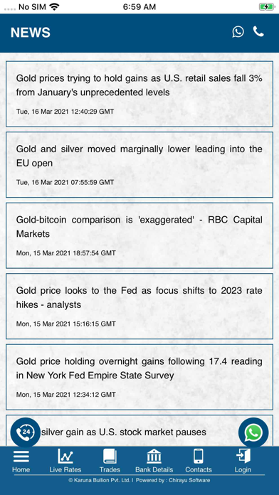 Karuna bullion Screenshot