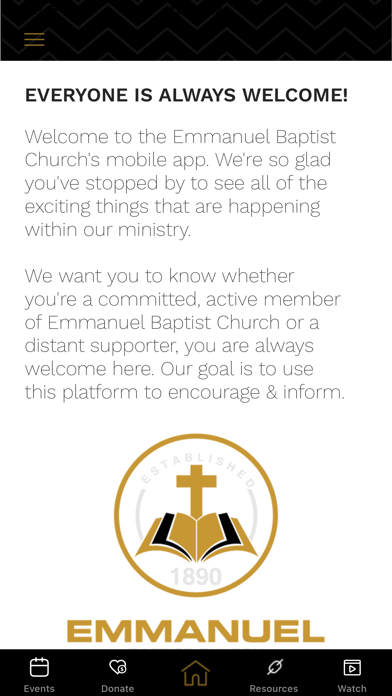 Emmanuel Baptist Church LA Screenshot