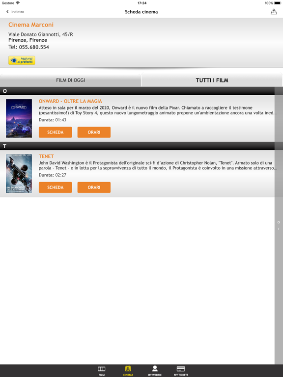 Screenshot #5 pour Webtic Stasera al Cinema