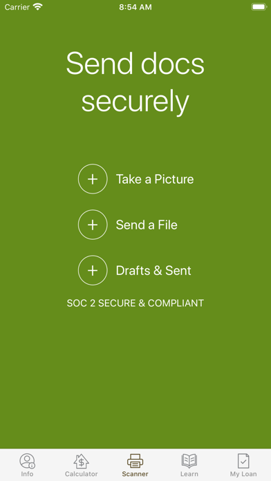 Uwharrie e-zMortgage Screenshot