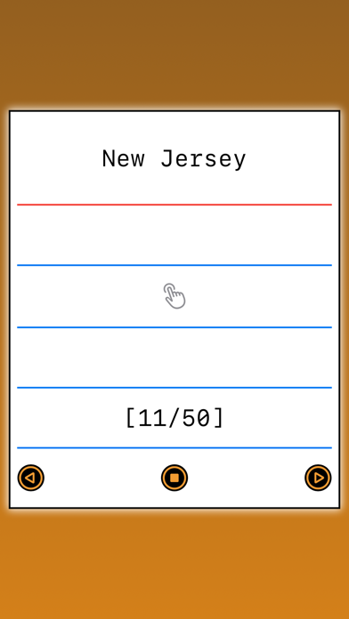US States & Capitals Screenshot