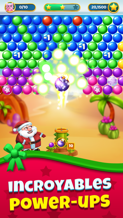 Screenshot #3 pour Jeux de Noël - Bubble Shooter