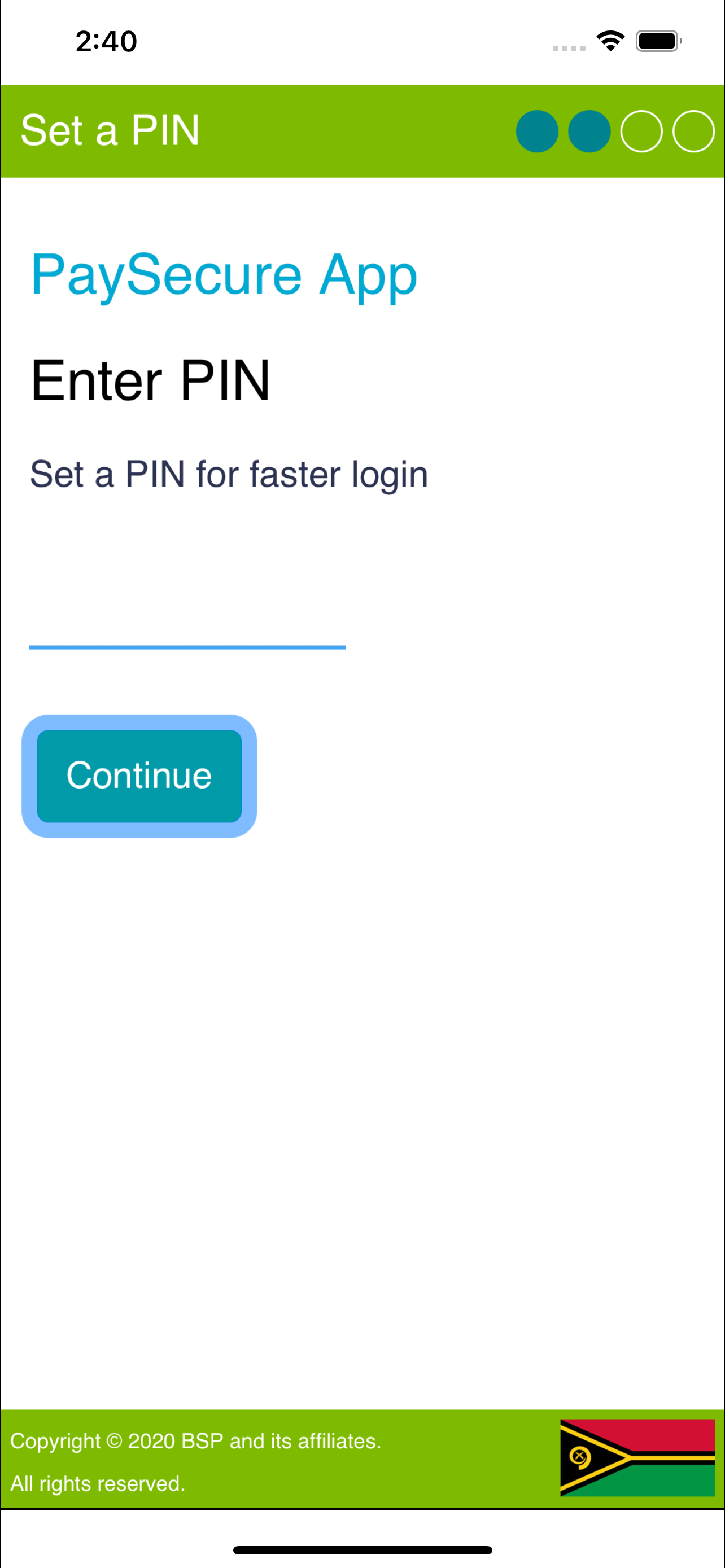 BSP Vanuatu PaySecure