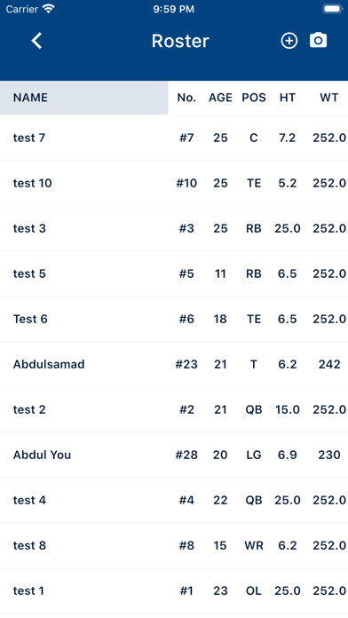 E-stats Screenshot