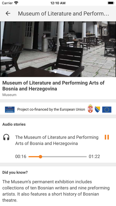 Museum of Literature of BiH Screenshot