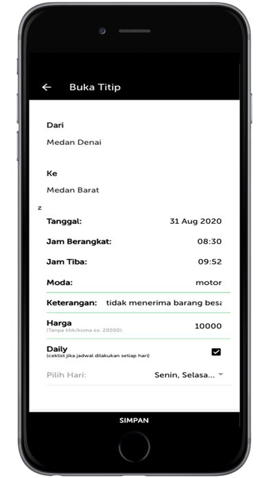 App screenshot