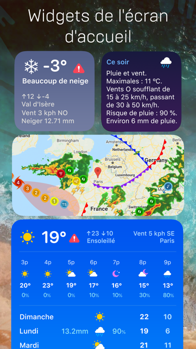 Screenshot #3 pour Partenaire Météo Pro:Prévision