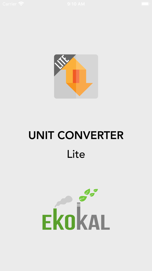 #1. Unit Converter Lite (iOS) Av: Tomasz Parys