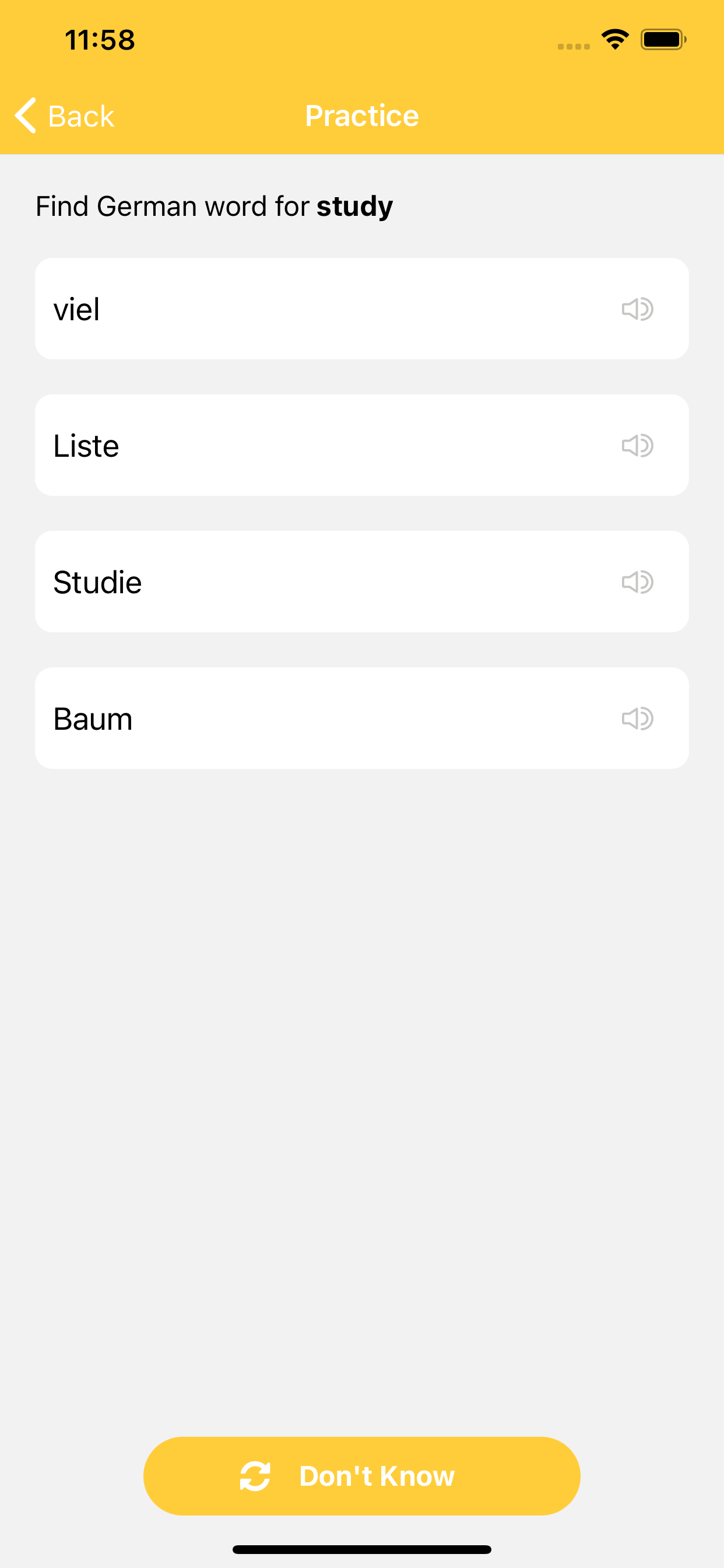 Learn new words