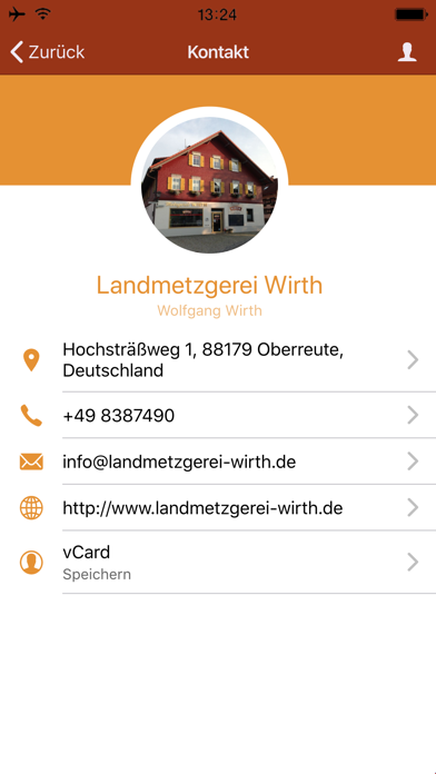 Landmetzgerei Wirth Screenshot