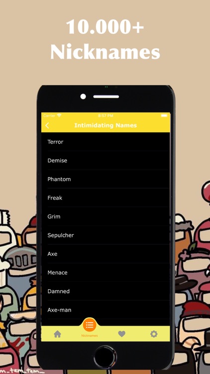 Among us - Nickname Creator