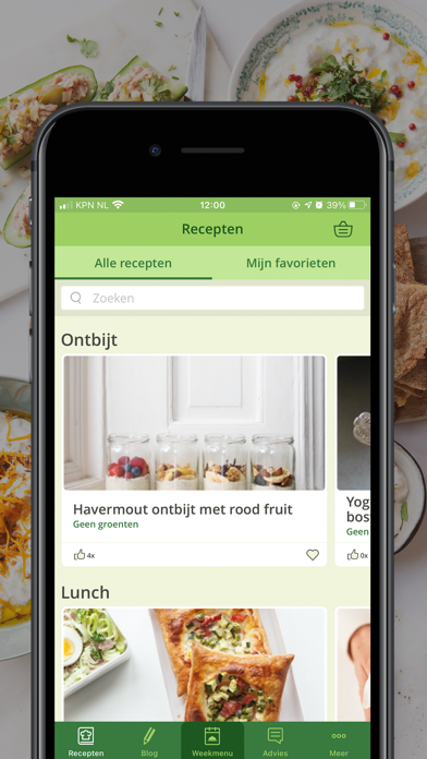 Personal Food Coach App Screenshot