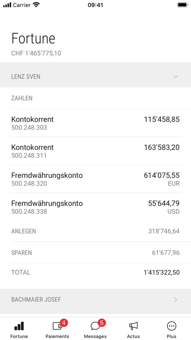 Screenshot #2 pour Mobile Banking Bank in Zuzwil
