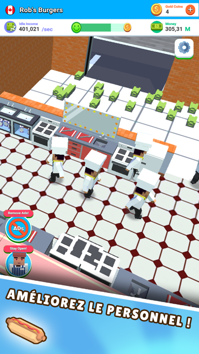Screenshot #3 pour Idle Cafe! Tap Tycoon