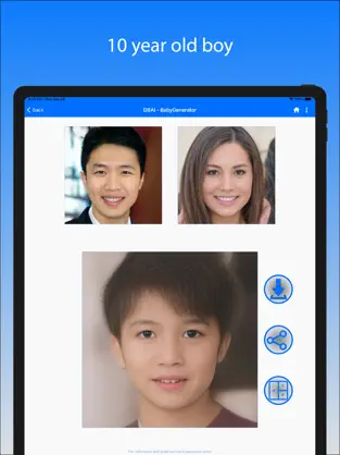 Captura de Pantalla 7 BabyGenerator Guess baby face iphone