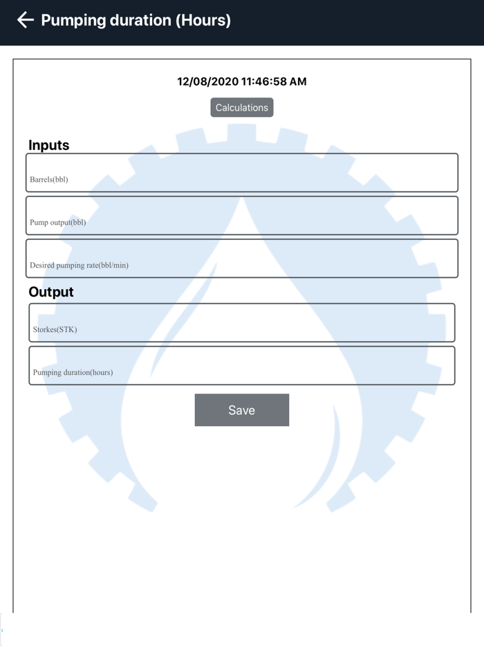 SMART Oil Field Calculation