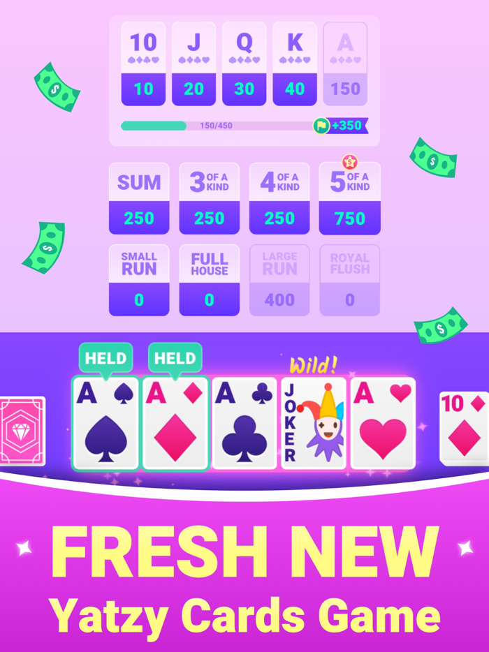 Yatzy King Card Game